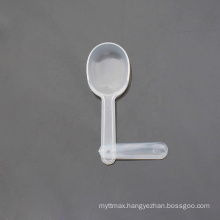 New food grade PP natural color canned spoon dessert collapsible spoon for sale